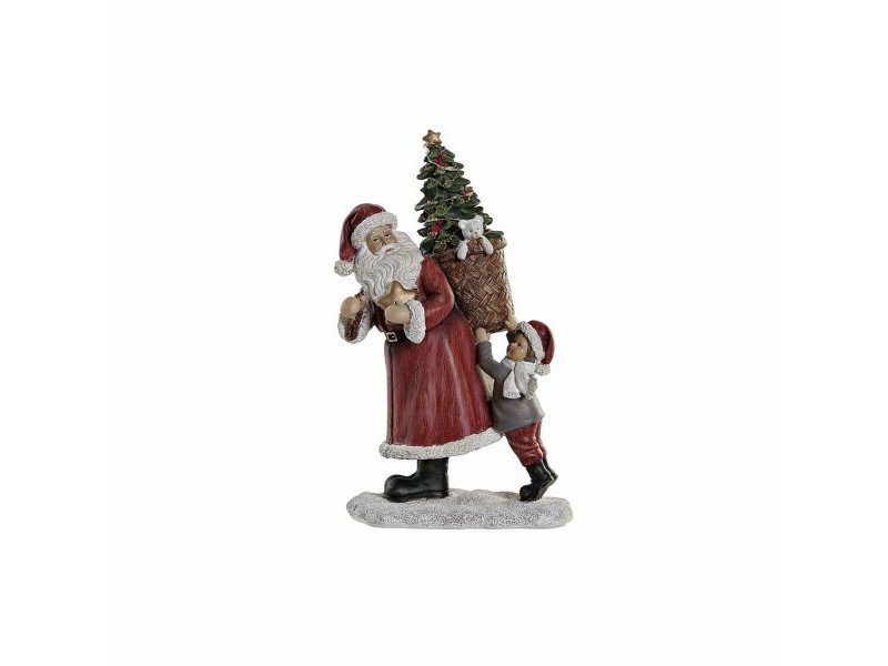 Декоративна фигурка DKD Home Decor Дядо Коледа Смола (15 x 11 x 27 cm)