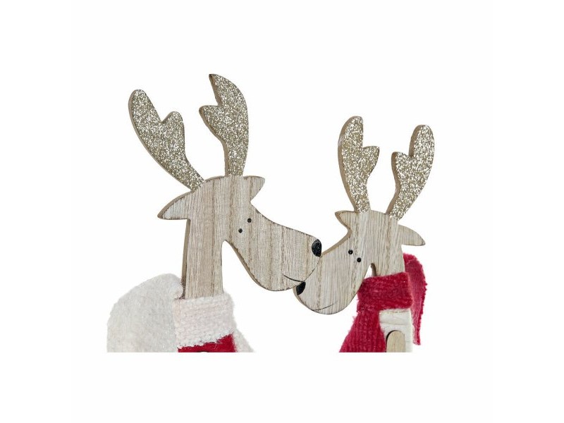 Коледна Украса DKD Home Decor полиестер Дървен (2 pcs) (9 x 6 x 39 cm) Коледна Украса DKD Home Decor полиестер Дървен (2 pcs) (9 x 6 x 39 cm)