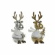 Коледна Украса DKD Home Decor Метал Царица (14 x 13 x 27 cm) (2 pcs)