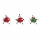 Коледна Украса DKD Home Decor Метал Царица (19 x 14 x 13 cm) (3 pcs) Коледна Украса DKD Home Decor Метал Царица (19 x 14 x 13 cm) (3 pcs)