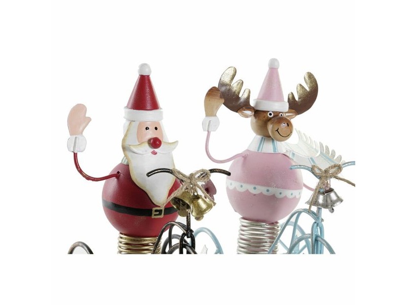 Коледна Украса DKD Home Decor Метал (2 pcs) (15 x 9 x 19 cm)