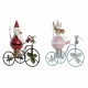 Коледна Украса DKD Home Decor Метал (2 pcs) (15 x 9 x 19 cm)