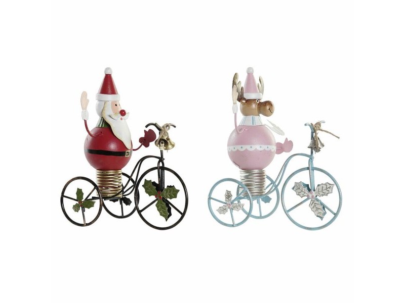 Коледна Украса DKD Home Decor Метал (2 pcs) (15 x 9 x 19 cm)