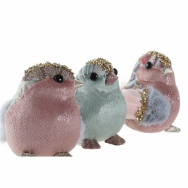 Коледна Украса DKD Home Decor полиестер Foam (3 pcs) (15 x 10 x 11 cm)