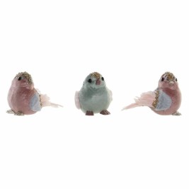 Коледна Украса DKD Home Decor полиестер Foam (3 pcs) (15 x 10 x 11 cm)