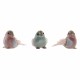 Коледна Украса DKD Home Decor полиестер Foam (3 pcs) (15 x 10 x 11 cm)