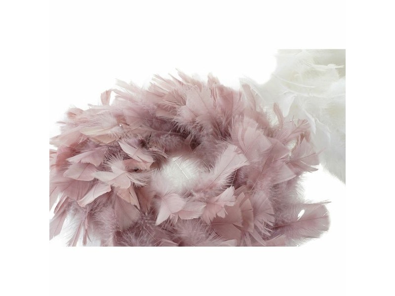 Коледен венец DKD Home Decor Пяна Перо (40 x 40 x 6 cm) (2 pcs) Коледен венец DKD Home Decor Пяна Перо (40 x 40 x 6 cm) (2 pcs)