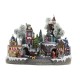Коледна Украса DKD Home Decor Град LED Светлина Смола PVC (47 x 36 x 34 cm)