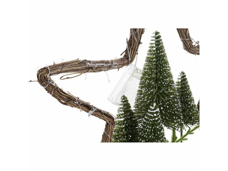 Коледна Украса DKD Home Decor Pатан (2 pcs) (43 x 10 x 43 cm)