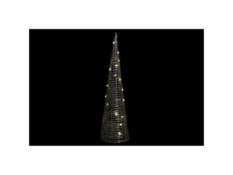 Коледна Украса DKD Home Decor Pатан (2 pcs) (12 x 12 x 40 cm) (16 x 16 x 60 cm)