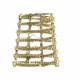 Коледна Украса DKD Home Decor Pатан (2 pcs) (12 x 12 x 40 cm) (16 x 16 x 60 cm)