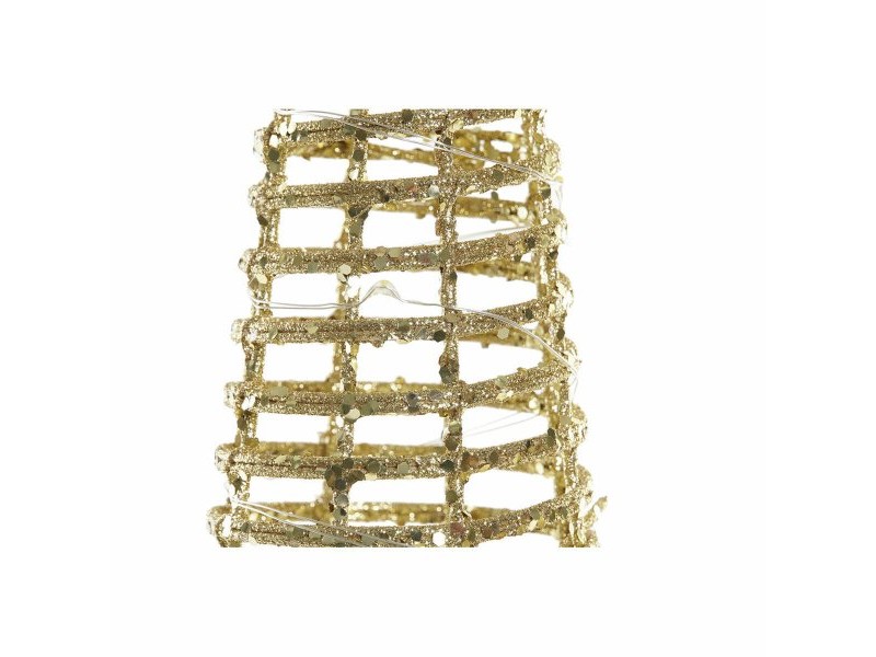 Коледна Украса DKD Home Decor Pатан (2 pcs) (12 x 12 x 40 cm) (16 x 16 x 60 cm)
