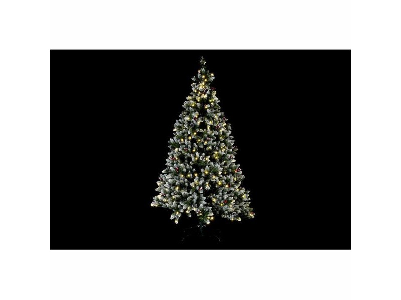 Коледно дърво DKD Home Decor Бял Червен Зелен PVC Ананаси Снежен 125 x 125 x 210 cm Коледно дърво DKD Home Decor Бял Червен Зелен PVC Ананаси Снежен 125 x 125 x 210 cm