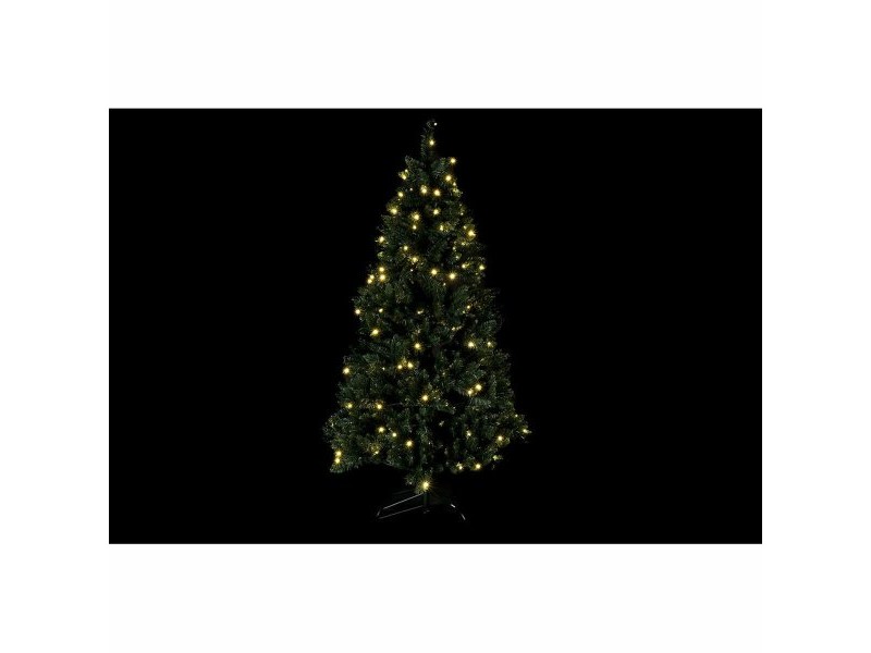 Коледно дърво DKD Home Decor Зелен PVC Пластмаса 150 x 150 x 210 cm