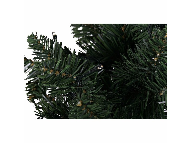 Коледно дърво DKD Home Decor Зелен PVC Пластмаса 150 x 150 x 210 cm