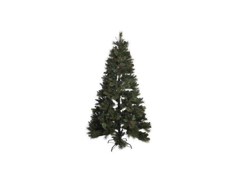 Коледно дърво DKD Home Decor Зелен PVC Пластмаса 135 x 135 x 225 cm