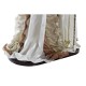 Рождествена Коледна Сцена DKD Home Decor Бял Златен 48 x 28 x 90 cm Пластмаса