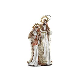 Рождествена Коледна Сцена DKD Home Decor Бял Златен 48 x 28 x 90 cm Пластмаса