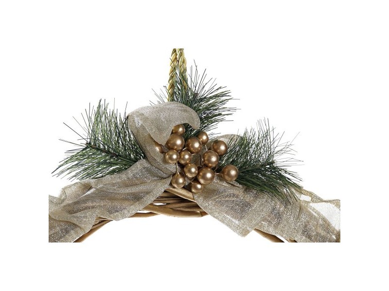 Коледен венец DKD Home Decor полиестер (30 x 5 x 30 cm)