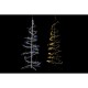Коледно дърво DKD Home Decor Бял Черен Метал 70 x 70 x 190 cm (2 броя)