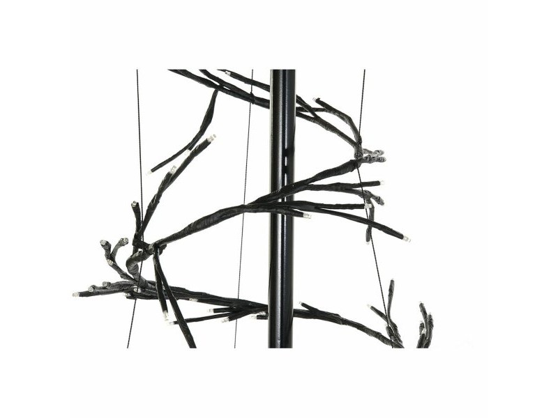 Коледно дърво DKD Home Decor Бял Черен Метал 70 x 70 x 190 cm (2 броя)