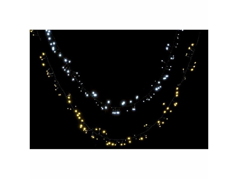 Лента за светлини DKD Home Decor Жълт Бял LED (2 броя)