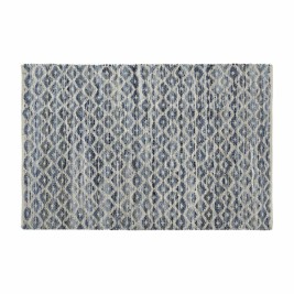 Килим DKD Home Decor Син Бял (120 x 180 x 1 cm)