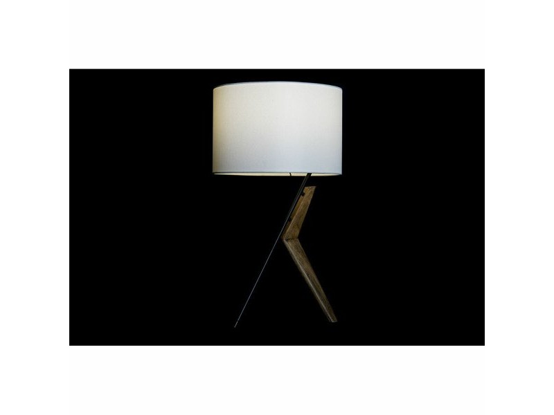 Настолна лампа DKD Home Decor Черен Метал Кафяв Бял Tamm 220 V 50 W 35 x 35 x 54 cm