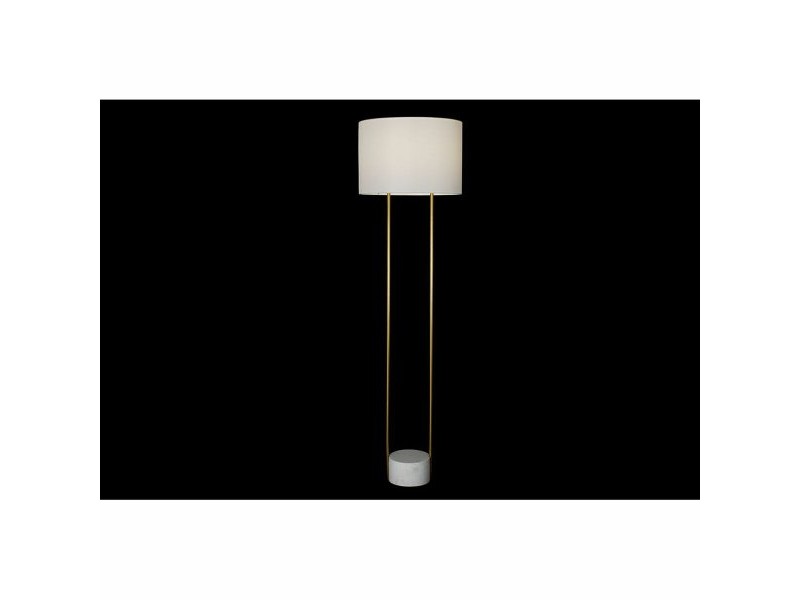 Лампион DKD Home Decor Бял Златен Метал Мрамор 50 W 220 V 48 x 48 x 170 cm