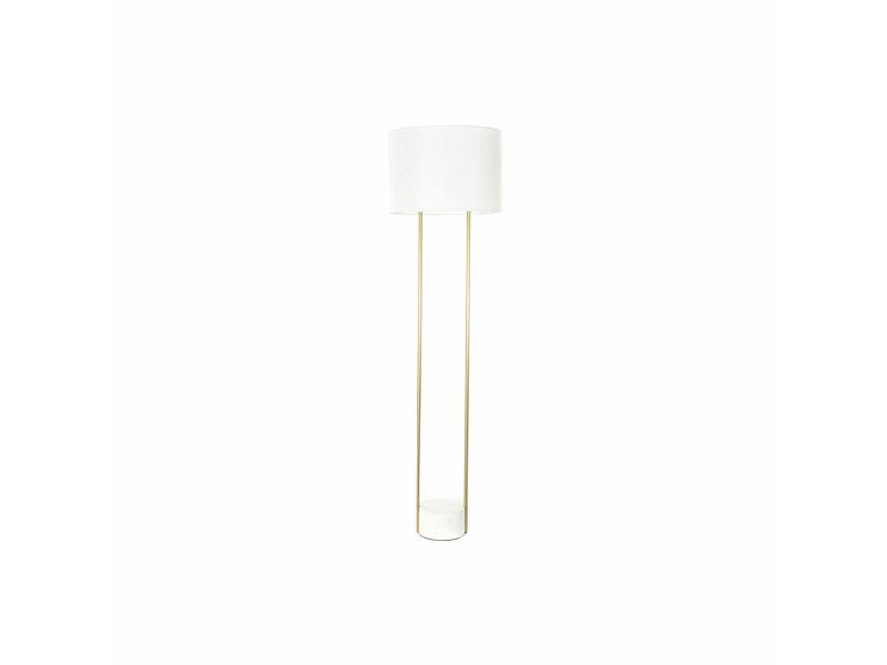 Лампион DKD Home Decor Бял Златен Метал Мрамор 50 W 220 V 48 x 48 x 170 cm