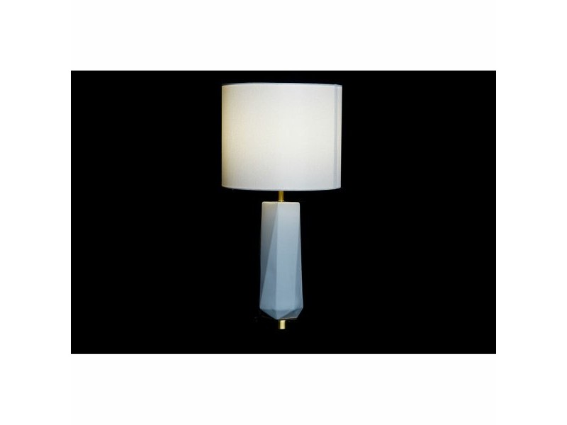 Настолна лампа DKD Home Decor 8424001847242 33 x 33 x 67 cm Керамика Златен Метал Бял 220 V 50 W