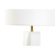 Настолна лампа DKD Home Decor 8424001847242 33 x 33 x 67 cm Керамика Златен Метал Бял 220 V 50 W