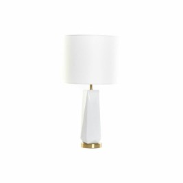 Настолна лампа DKD Home Decor 8424001847242 33 x 33 x 67 cm Керамика Златен Метал Бял 220 V 50 W