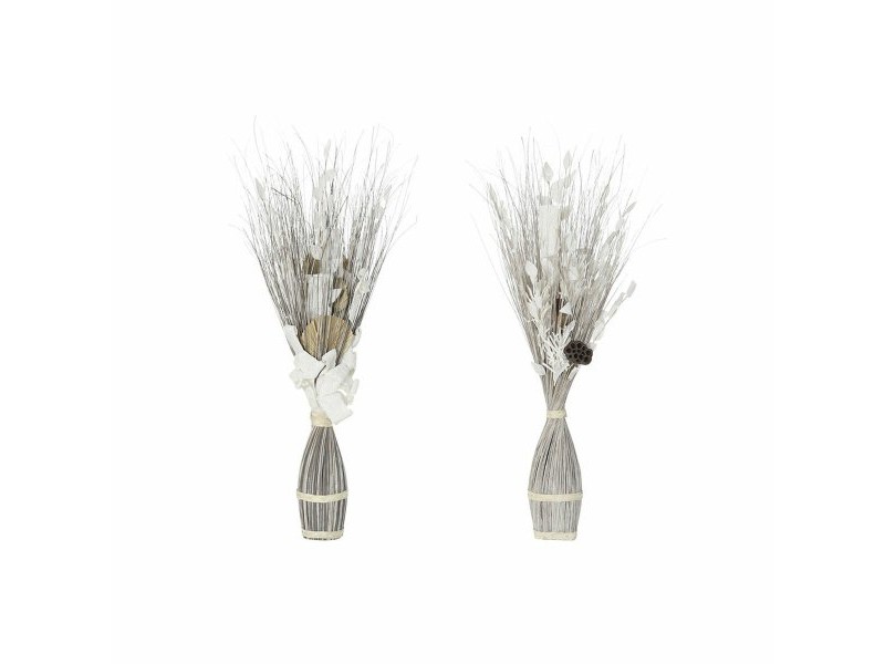 Букет DKD Home Decor Lilled Кокосови влакна (2 pcs) (40 x 40 x 100 cm)