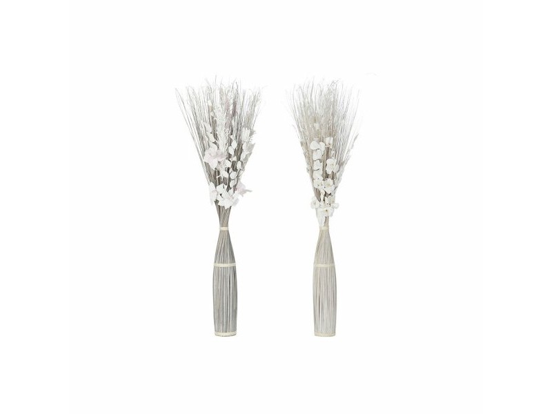 Букет DKD Home Decor 8424001847440 Lilled Сив Бял Сухо цвете (40 x 40 x 150 cm) (2 броя) Букет DKD Home Decor 8424001847440 Lilled Сив Бял Сухо цвете (40 x 40 x 150 cm) (2 броя)
