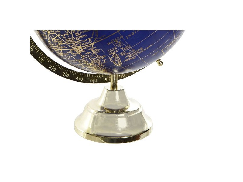Глобус DKD Home Decor Син Златен Метал 27 x 25 x 36 cm