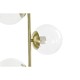 Лампион DKD Home Decor 35 x 25 x 167 cm Кристал Златен Метал Прозрачен 220 V 50 W Лампион DKD Home Decor 35 x 25 x 167 cm Кристал Златен Метал Прозрачен 220 V 50 W