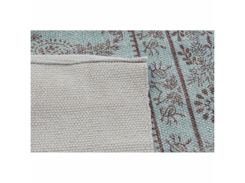 Килим DKD Home Decor 120 x 180 x 0,4 cm Син полиестер Зелен Арабин (2 броя)