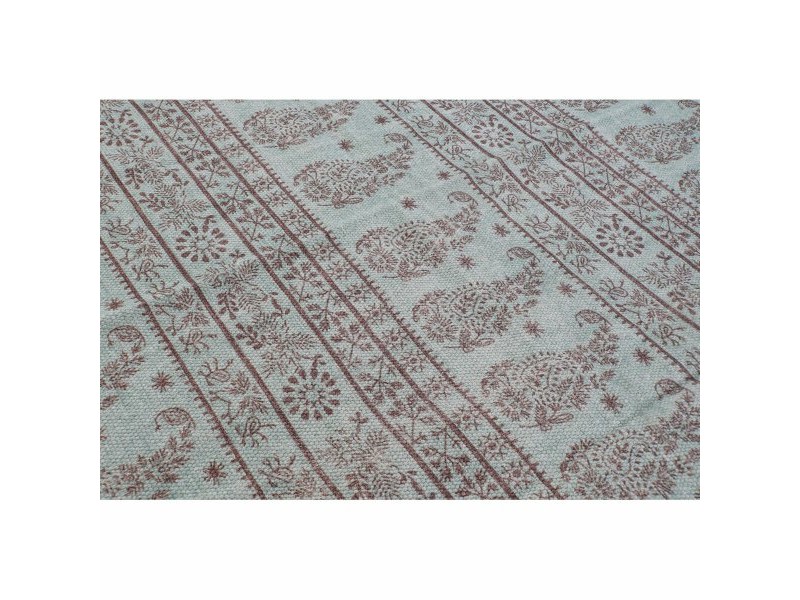 Килим DKD Home Decor 160 x 230 x 0,4 cm Син полиестер Зелен Арабин (2 броя)