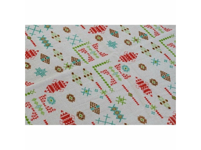 Килим DKD Home Decor 160 x 230 x 0,4 cm полиестер Бял Ikat Boho (2 броя)