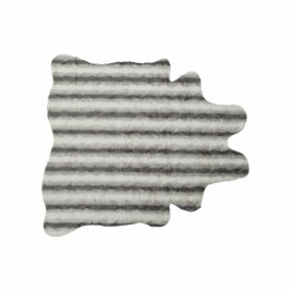Килим DKD Home Decor 160 x 150 x 2 cm Сив полиестер Бял