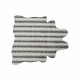 Килим DKD Home Decor 160 x 150 x 2 cm Сив полиестер Бял Килим DKD Home Decor 160 x 150 x 2 cm Сив полиестер Бял