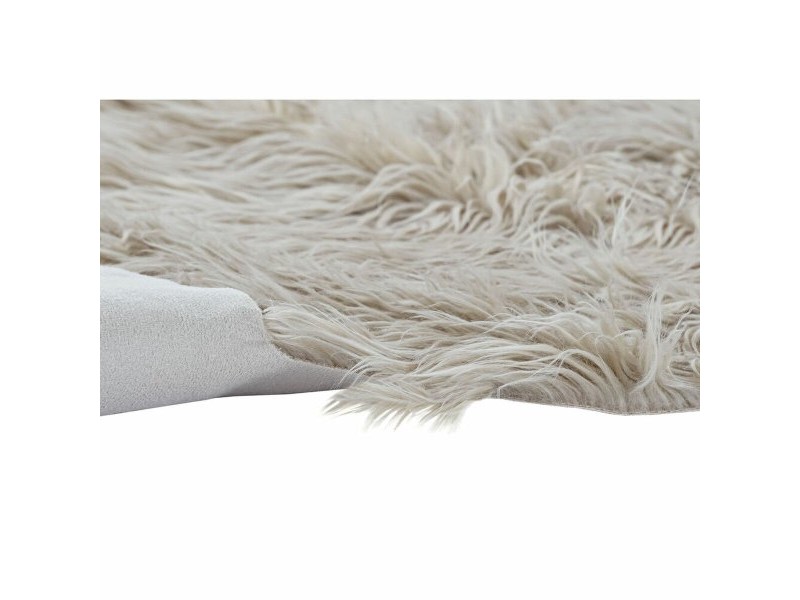 Килим DKD Home Decor Бежов (160 x 150 x 2 cm)