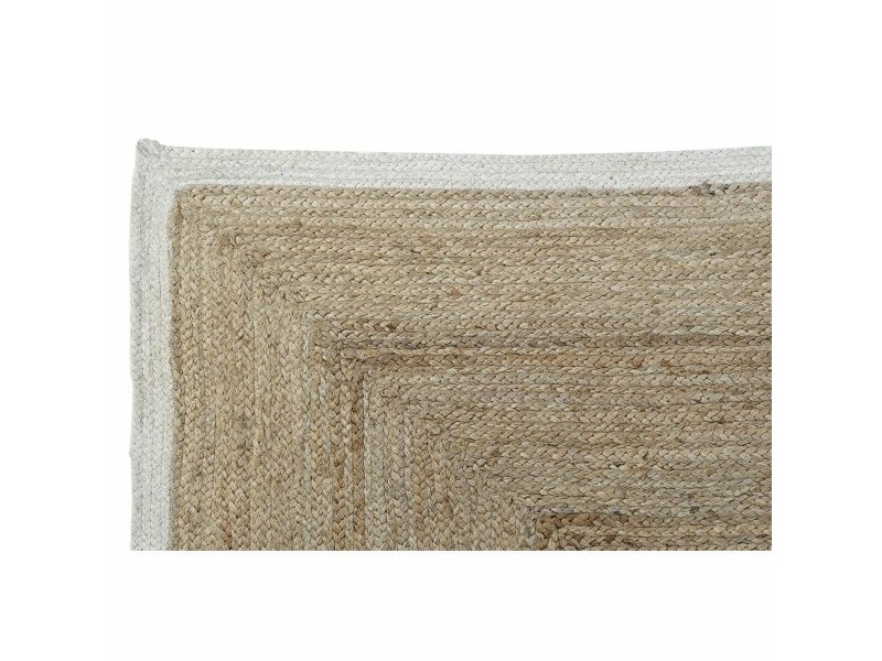 Килим DKD Home Decor Бял Светло кафяв Scandi 200 x 290 x 1 cm