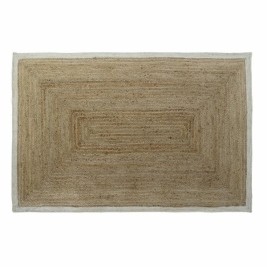 Килим DKD Home Decor Бял Светло кафяв Scandi 200 x 290 x 1 cm