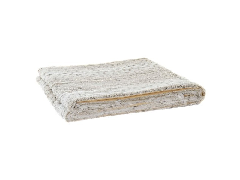 Одеяло DKD Home Decor Бял Бежов Планина Див 150 x 200 x 2 cm 130 x 170 x 2 cm