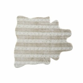 Килим DKD Home Decor 160 x 150 x 2 cm Бежов полиестер С коса