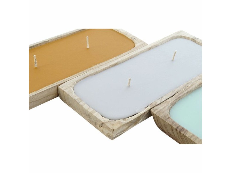 Свещ DKD Home Decor (35 x 15 x 5 cm) (3 pcs)