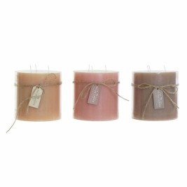 Свещ DKD Home Decor (3 pcs) (12 x 12 x 12 cm)