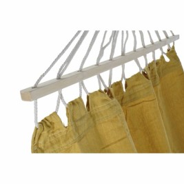 Xамак DKD Home Decor Охра полиестер Памук Бор Ресни (255 x 80 x 28 cm)